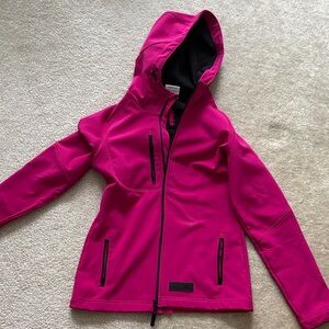 Gula Vibrant Pink Jacket with Black Details